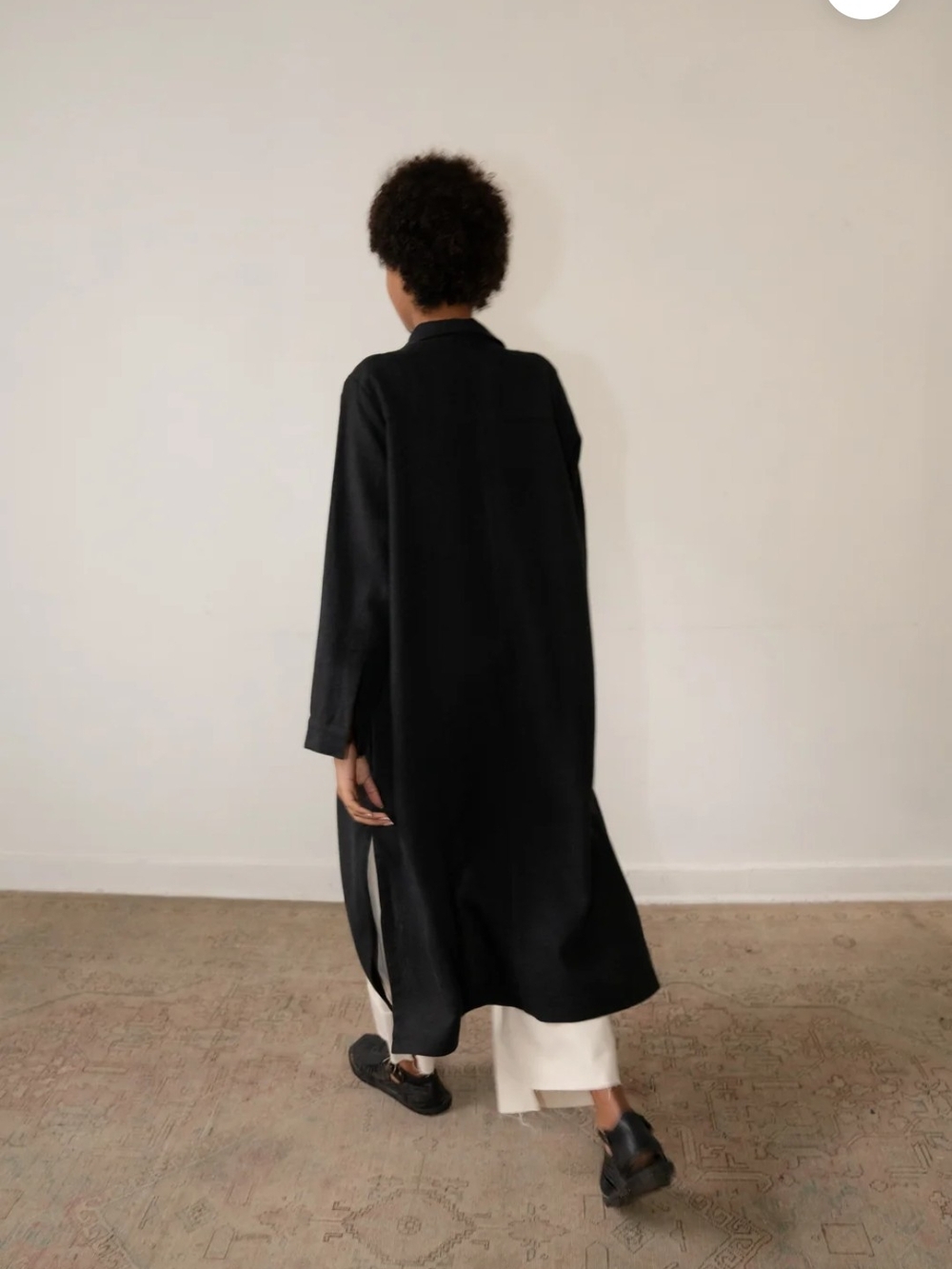ZII ROPA Black Linen Jacket - Picture 6 of 6
